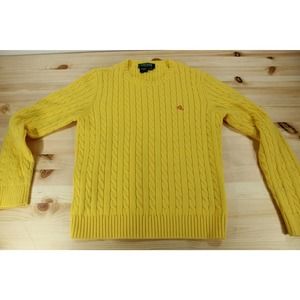 Yellow Sweater Ralph Lauren Petite P/M